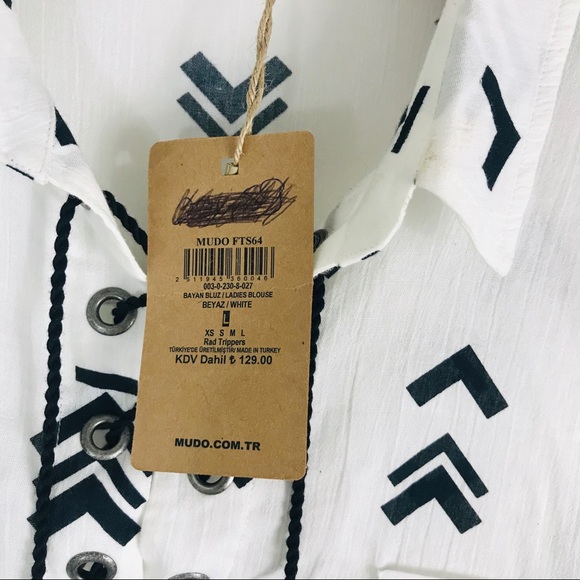 NWT MudoFTS64 arrow roll up shirt with tussle - Picture 2 of 8